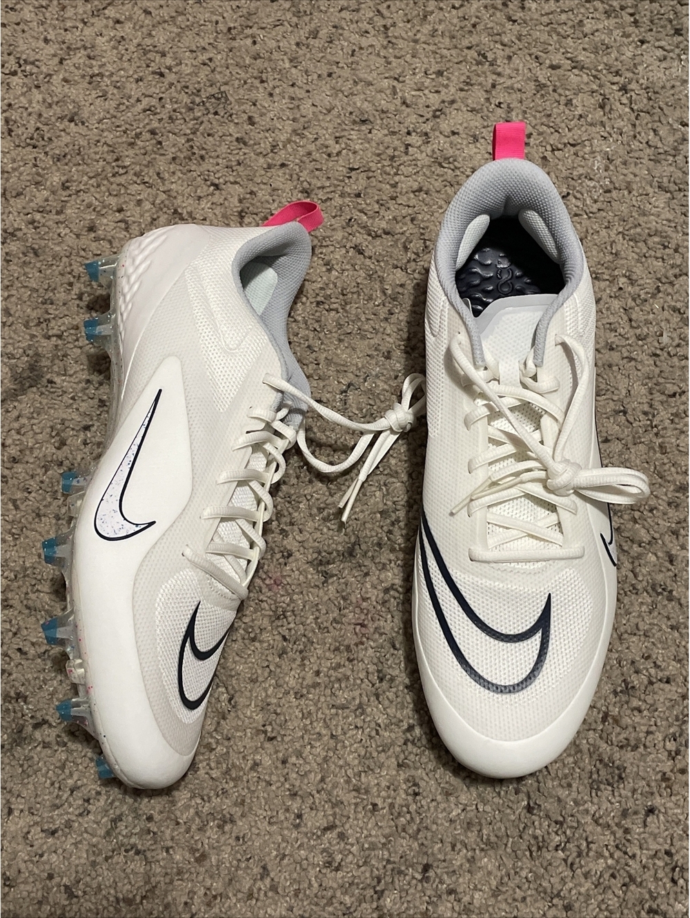 Nike Alpha Huarache 8 Pro Lax Lacrosse Cleats Hyper Pink CW4439-116 Men’s Sz 13